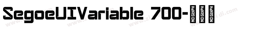 SegoeUIVariable 700字体转换 SegoeUIVariable 700字体转换